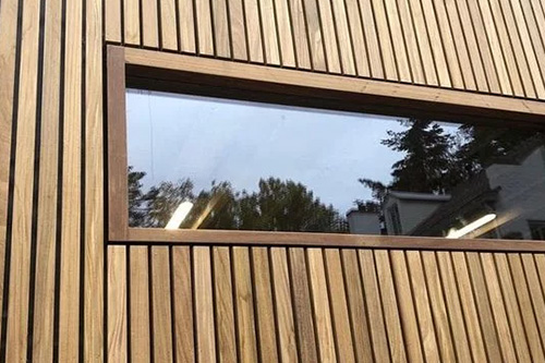 Fachada ventilada de madera